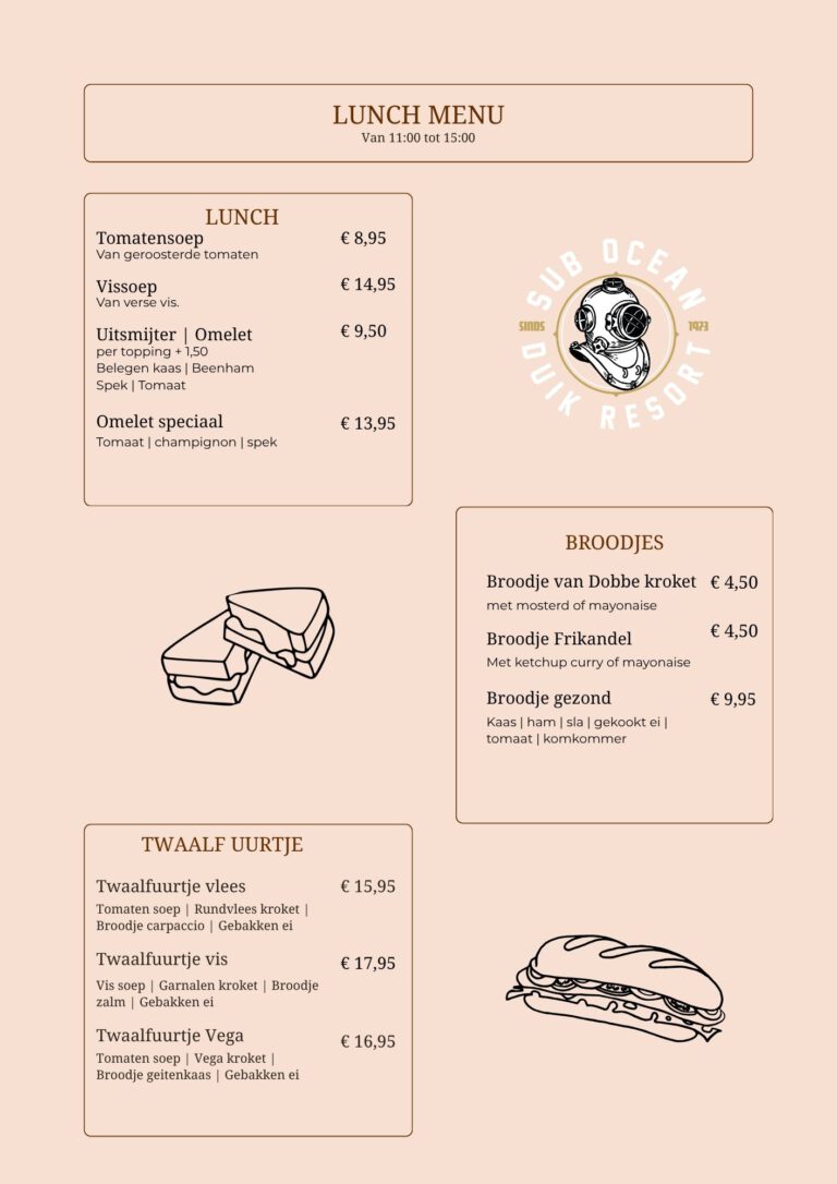 Beige Sand Simple Fast Food Menu (1)
